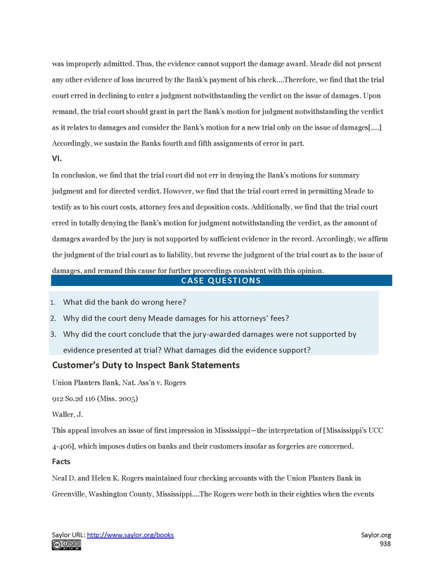 Business Law and the Legal Environment - Page 938